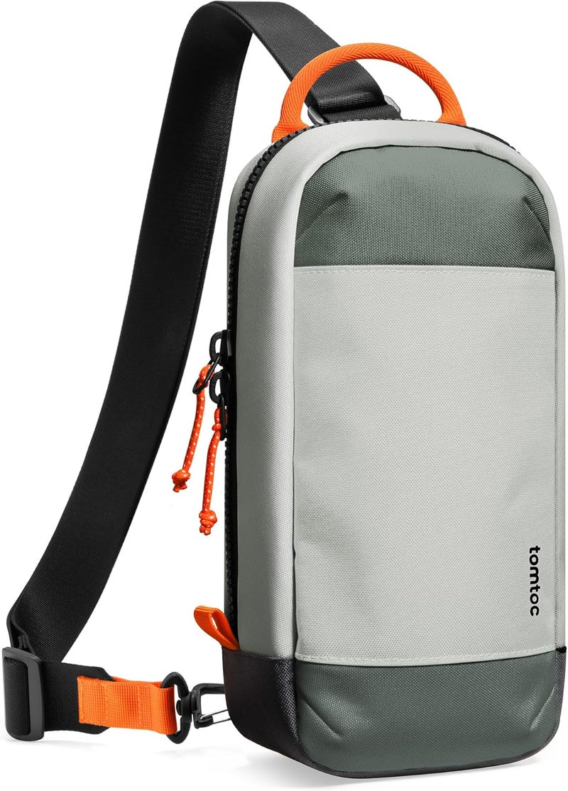 Tomtoc Sling Crossbody Bag for Nintendo Switch 2, Protective Travel Chest Carrying Gaming Pouch with 8 Game Cartridges Slots - Image 1